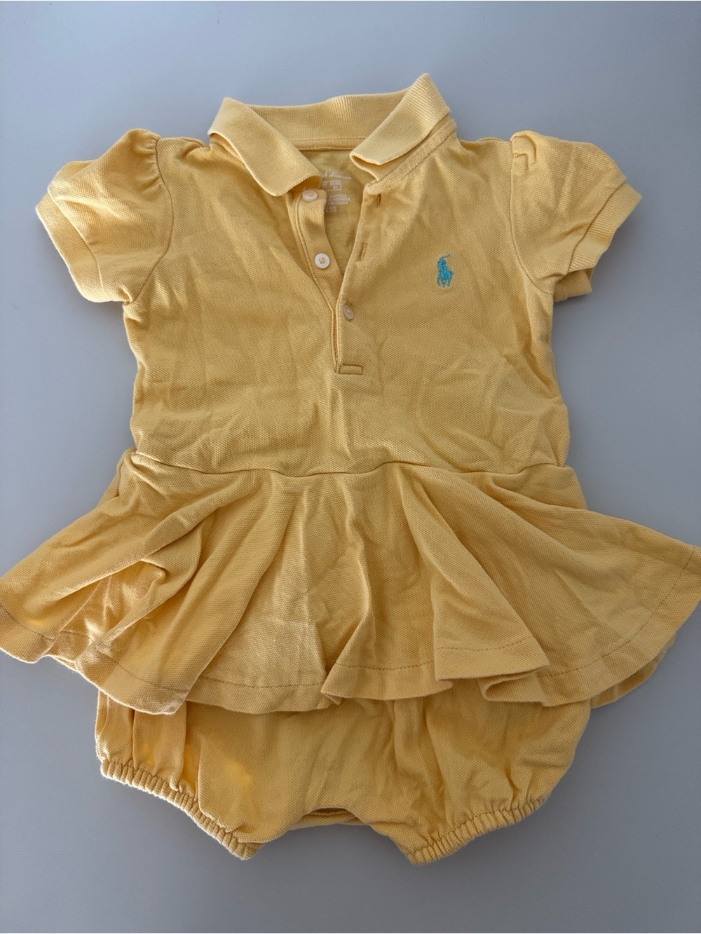 Ralph Lauren Pale Yellow Baby Polo Shirt